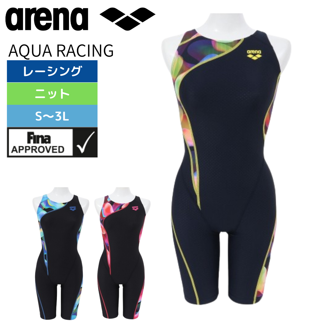 AQUA RACING ハーフレッグ【arena(アリーナ)-水着 FAR-3564W】 – 水泳