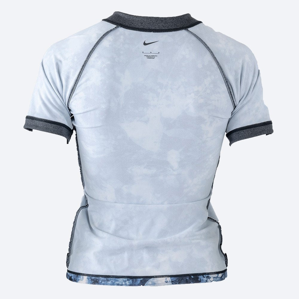 【NIKE(ナイキ)】レディース フィットネス水着 水泳 FA26シーズン プリント 半袖 セパレーツ ピンク M-LLサイズ 2993175-0003 上下セット