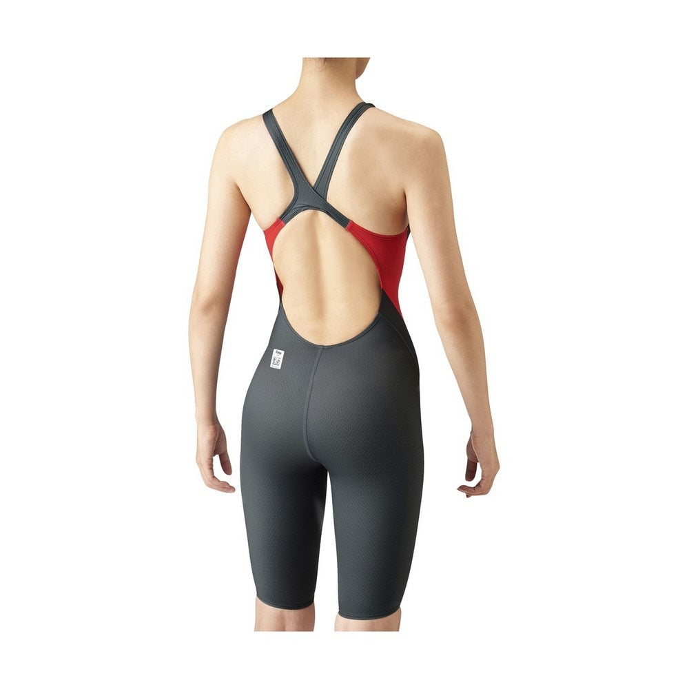 【arena(アリーナ)】ジュニア 競泳水着 レーシング水着 WA承認 AQUA ADVANCED(アクアアドバンスド) オープンバック(クロスバック)ARN1024WJ BKRD