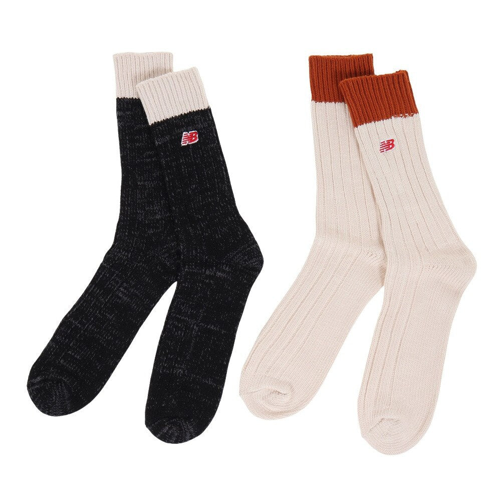 ローゲージ ミッドカフ 2Pソックス 2足組 LAS33262AS1