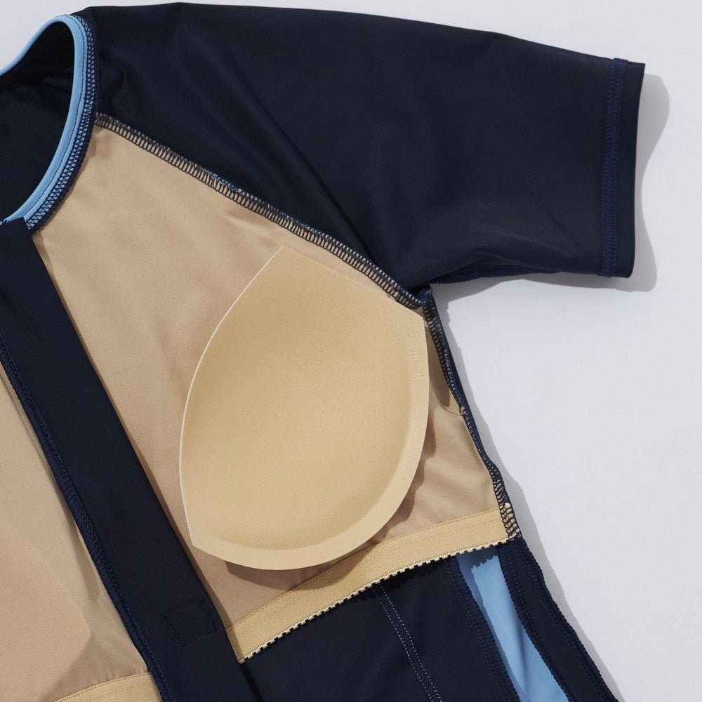 フィットネス水着 フルジップセパレート 大きイサイズ~5L【FILA(フィラ) 3132036】