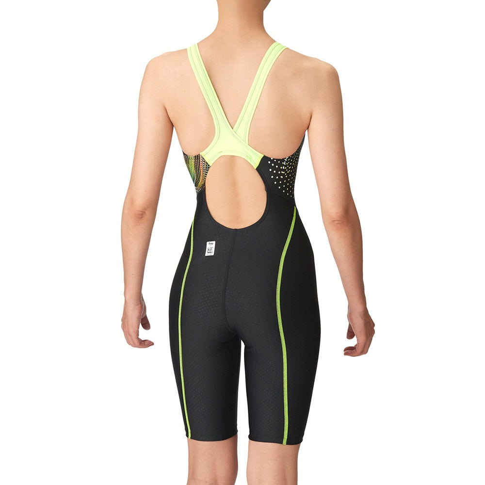 【arena(アリーナ)】レディース 競泳水着 レーシング水着 WA承認 AQUA RACING(アクアレーシング)ハーフレッグ AS4FRC65W