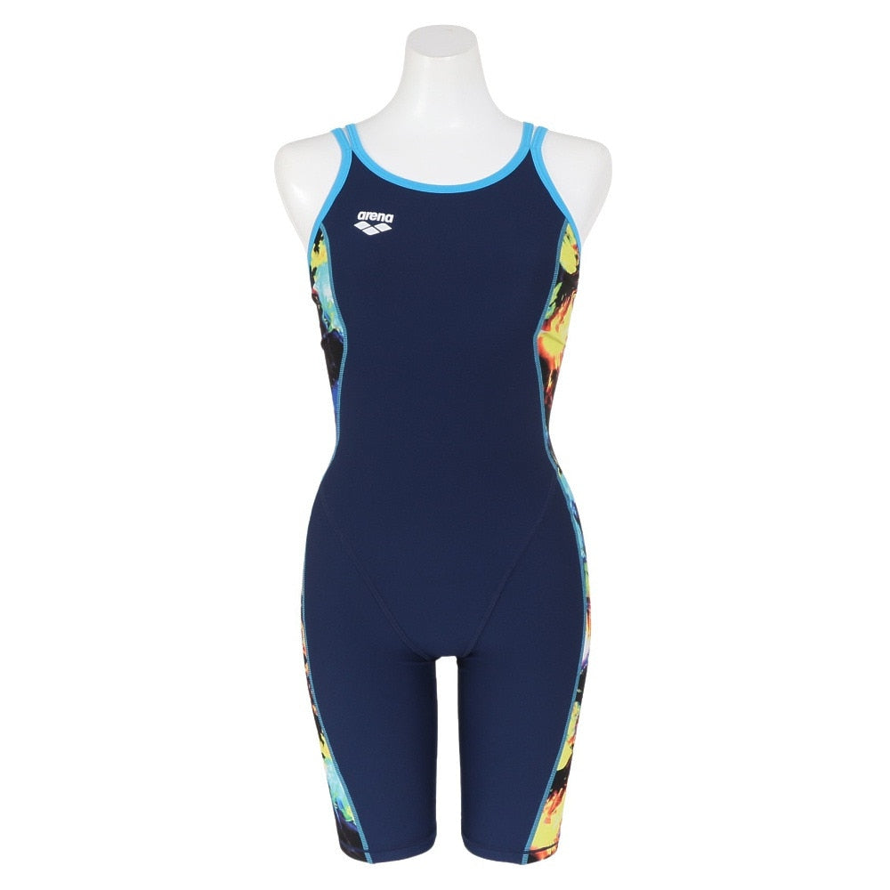 ★セール価格 1/31 23:59まで★【arena(アリーナ)】レディース 競泳水着 トレーニング水着 練習用水着 TOUGHSUIT(タフスーツ)ハーフレッグ AS4FWM07W