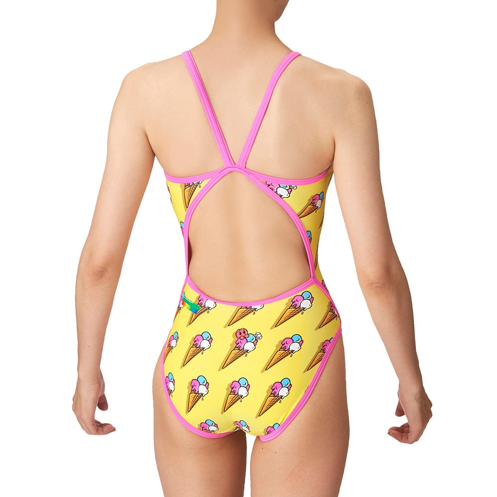 【arena(アリーナ)】レディース 競泳水着 トレーニング水着 練習用水着 TOUGHSUIT(タフスーツ) ワンピース AS4FWM14W