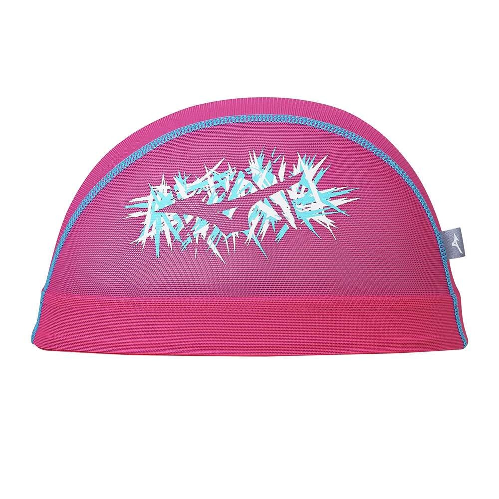 【MIZUNO(ミズノ)】水泳帽 スイムキャップ メッシュ ビッグロゴ N2JWB501