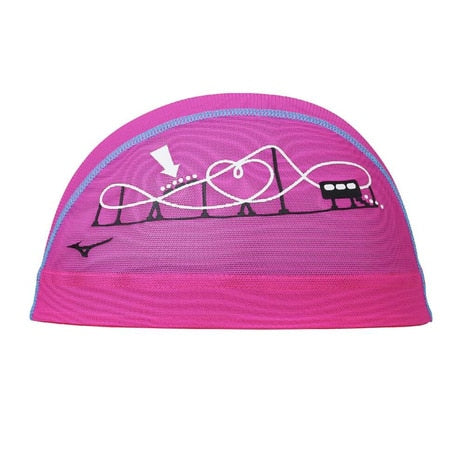 【MIZUNO(ミズノ)】水泳帽 スイムキャップ メッシュ かわうそくん N2JWB509