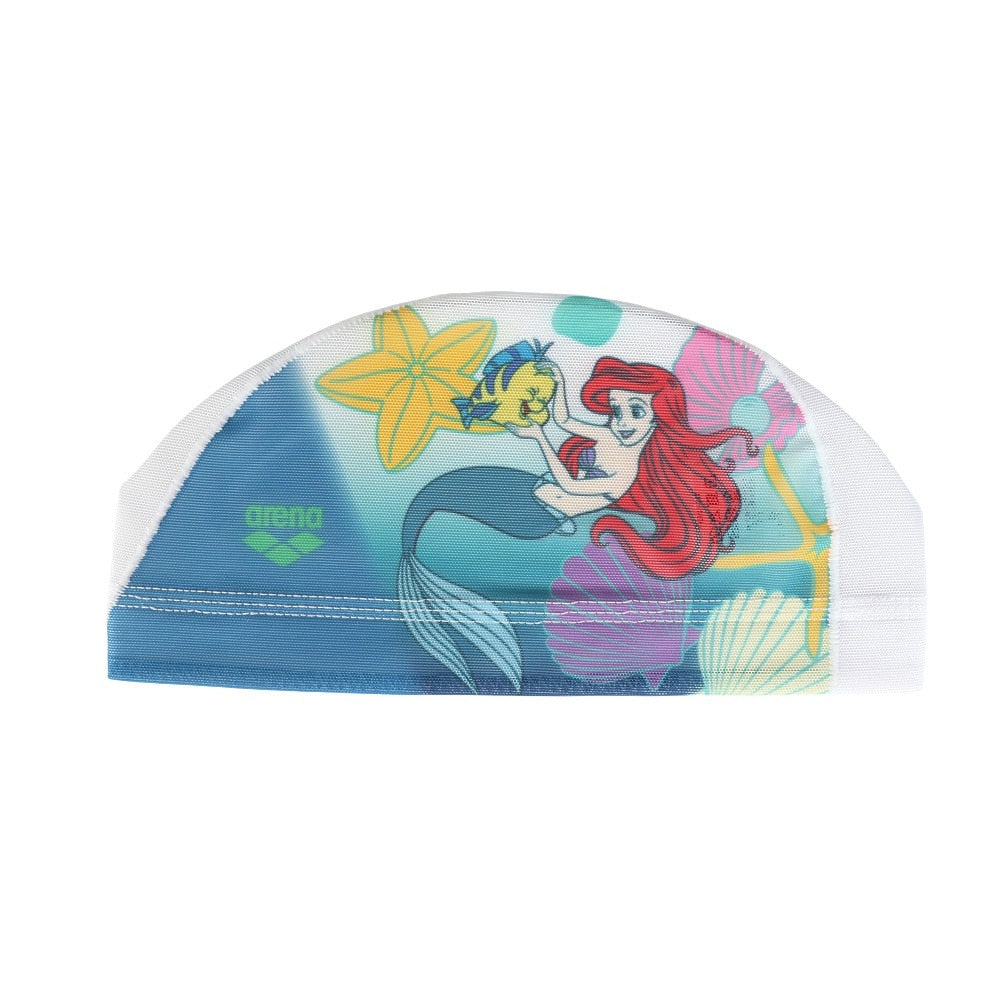 【arena(アリーナ)】水泳帽 スイムキャップ メッシュ Disney(ディズニー) リトルマーメイド アリエルAS5SSC82U