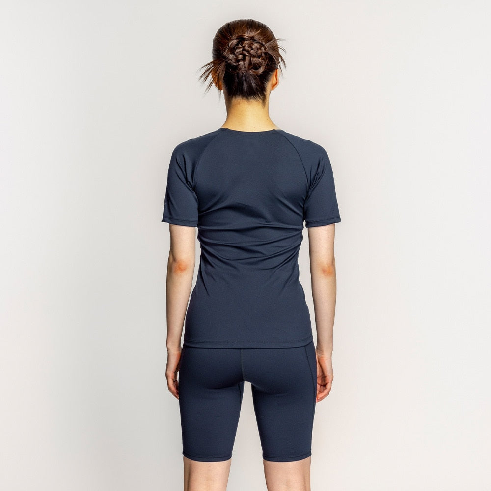 【NIKE(ナイキ)】レディース フィットネス水着 ジップ付き 半袖 セパレーツ 2993145