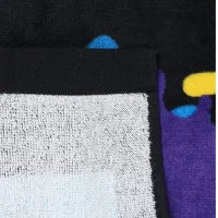 【丸眞】ラップタオル 巻タオル タオル パンクスプラッシュ 80cm丈 黒 サンハート 0625022400