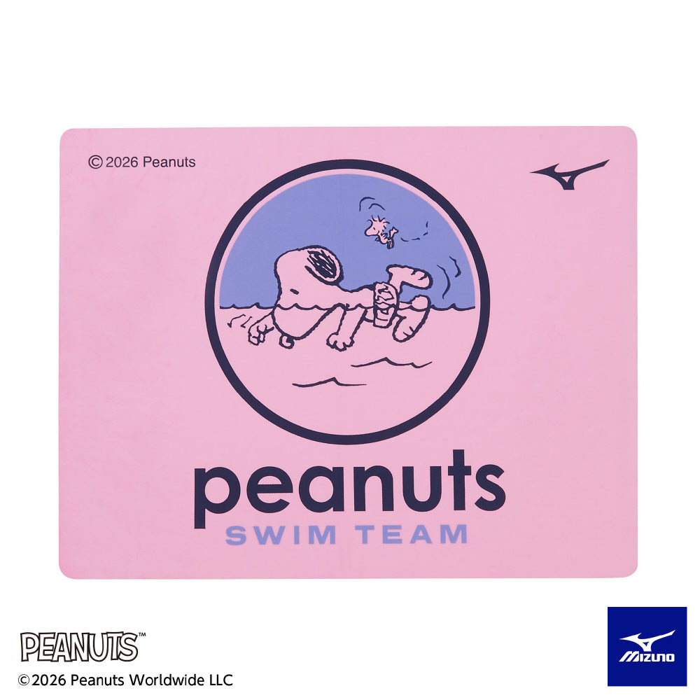 MIZUNO セームタオル PEANUTS スヌーピー ミズノ N2JYD331