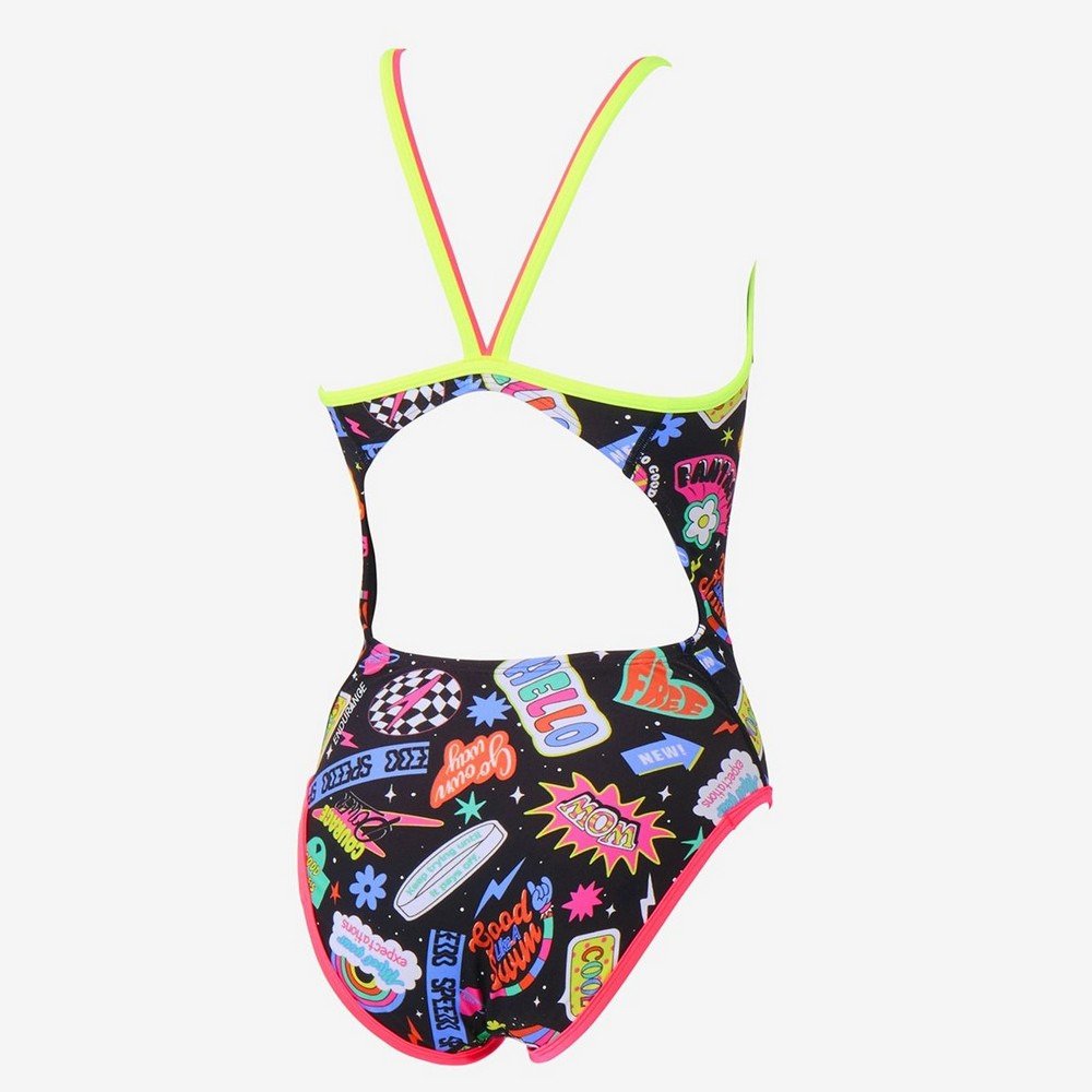 【SPEEDO(スピード)】競泳水着 水泳 カラフルアイコンズターンズスーツ STW02654