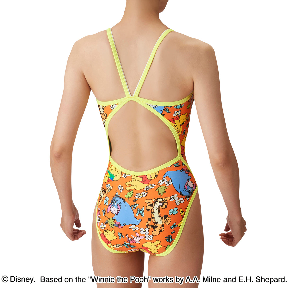 ★セール価格 1/31 23:59まで★【arena(アリーナ)】ジュニア 競泳水着 トレーニング水着 練習用水着 TOUGHSUIT(タフスーツ) ディズニー プーさん AS4FWM56G