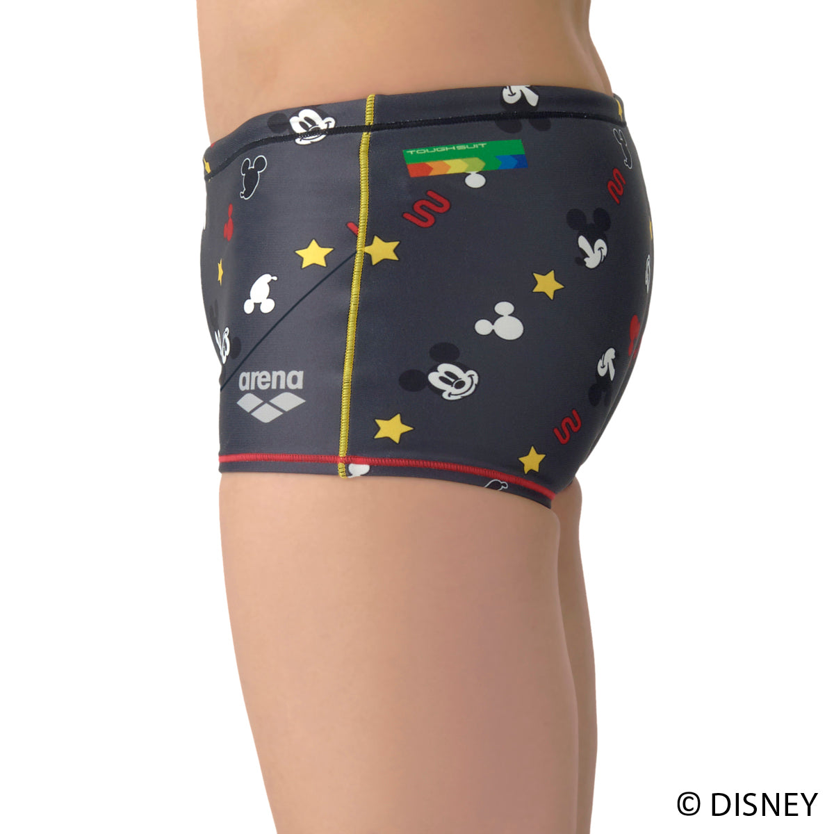【arena(アリーナ)】ジュニア ボーイズ 男子 競泳水着 練習用 トレーニング水着 TOUGHSUIT (タフスーツ) ミッキー ドナルド ディズニー Disney AS6SWM53B