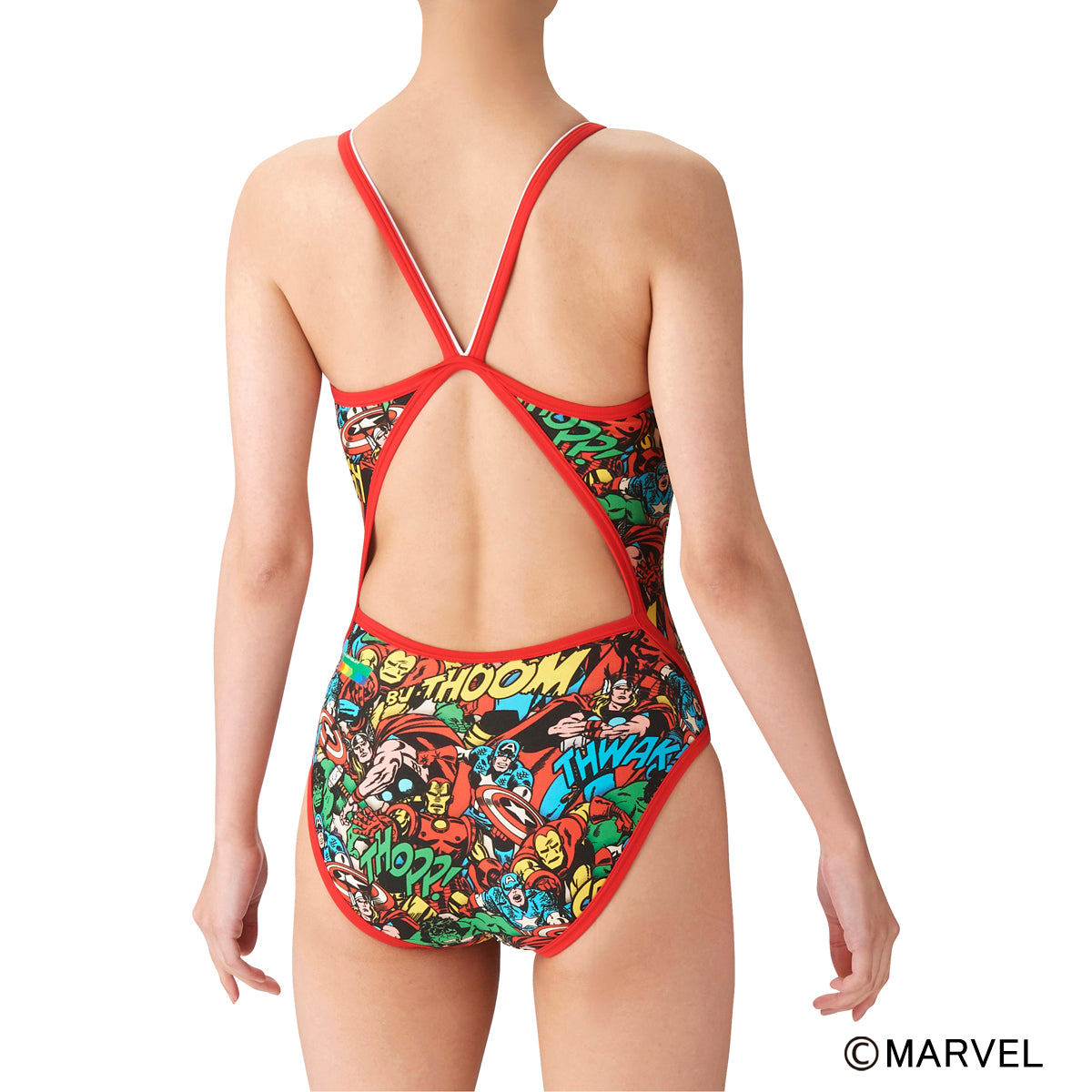 ★セール価格 1/31 23:59まで★【arena(アリーナ)】ジュニア 競泳水着 トレーニング水着 練習用水着 TOUGHSUIT(タフスーツ)MARVEL(マーベル)ワンピース(オープンバック) DIM4001WJ