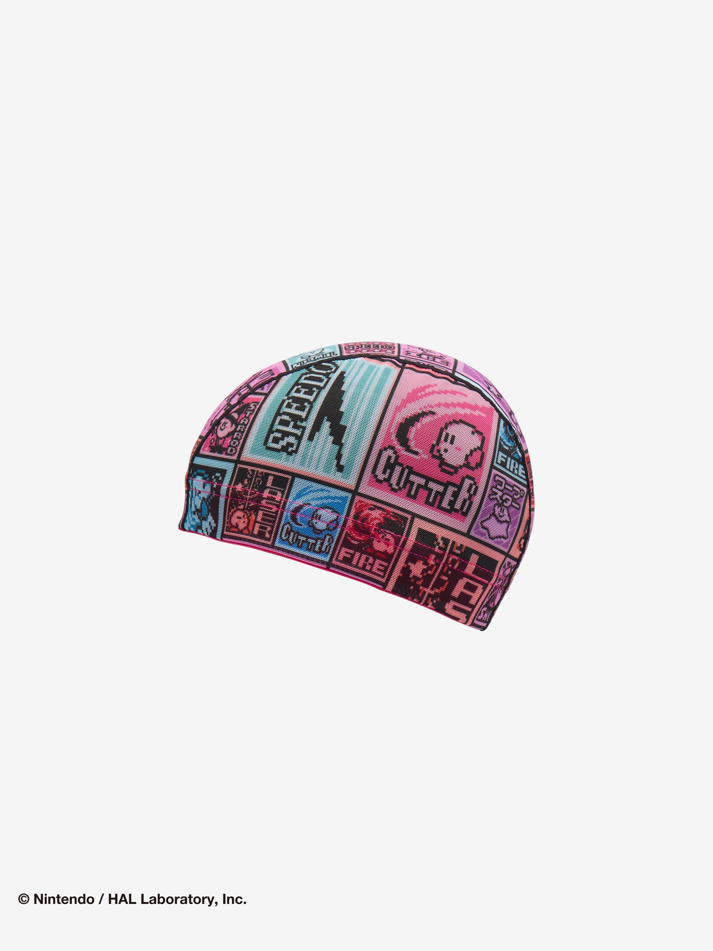 水泳帽 スイムキャップ メッシュ カービィ スピード ドットブロック メッシュキャップ Speedo kirby SE12602