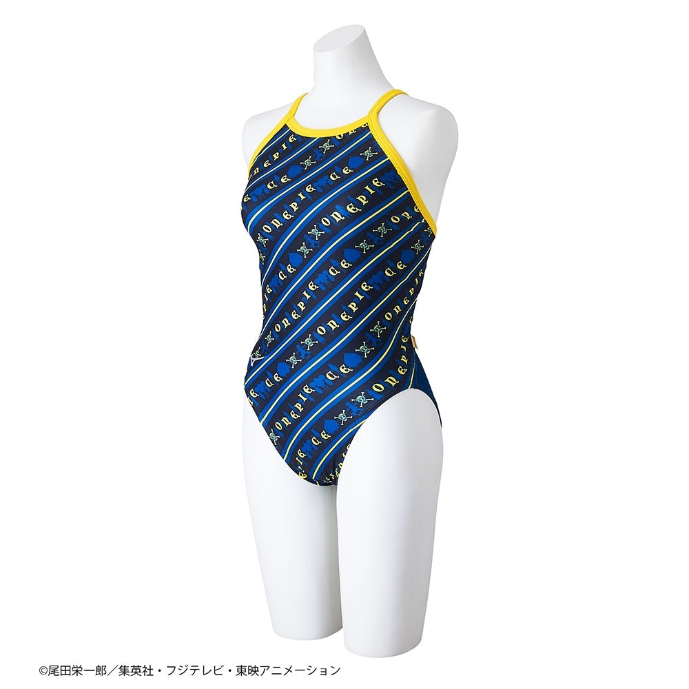 【MIZUNO(ミズノ)】レディース 競泳水着 トレーニング水着 練習用水着 EXER SUITS(エクサースーツ) ONE PIECE(アニメ ワンピース) ミディアムカット N2MAB792