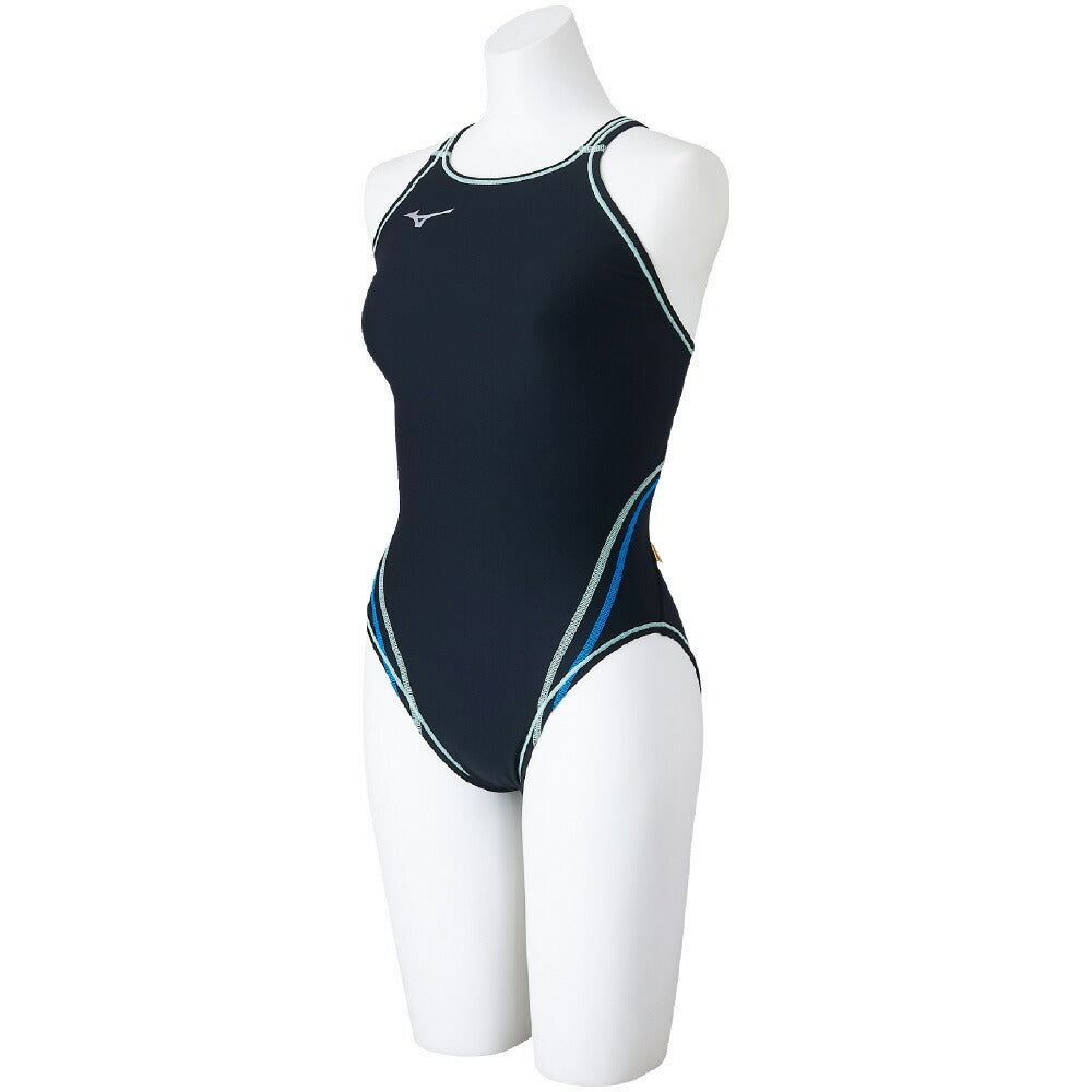 【MIZUNO(ミズノ)】レディース 競泳水着 トレーニング水着 練習用水着 EXER SUITS(エクサースーツ) ミディアムカット N2MAC262