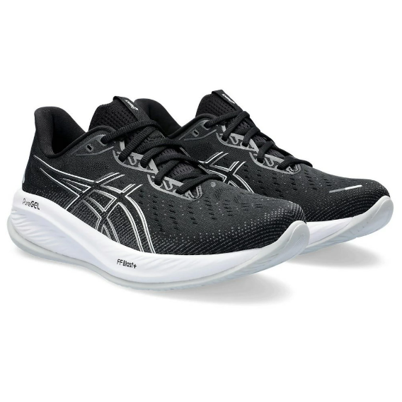 【アシックス ASICS】 ランニングシューズ ゲル キュムラス26 エクストラワイド ブラック ホワイト 1011B791.002 スニーカー ジョグ