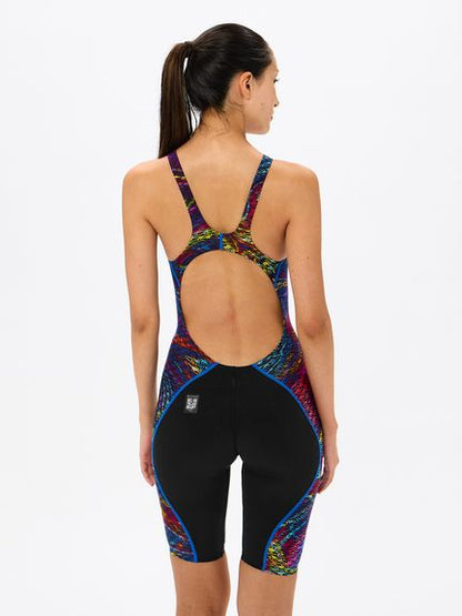 【Speedo（スピード）】レディース 競泳水着 レーシング水着 FINA承認 PRO HYBRID2 OPENBACK KNEE SKIN (プロハイブリッド２オープンバックニースキン )SCW12521F