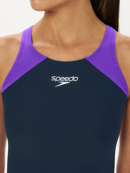 Speedo レディース 競泳水着 練習用水着 トレーニング水着 TurnS ターンズ ワーディングストライプスターンズパズルミニオープンバッグニースキン スピード オールインワン W-STRIPES T-MO KNE STW12607