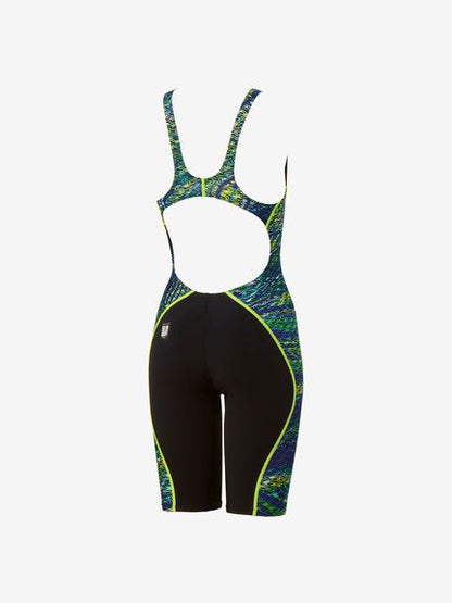 【Speedo（スピード）】レディース 競泳水着 レーシング水着 FINA承認 PRO HYBRID2 OPENBACK KNEE SKIN (プロハイブリッド２オープンバックニースキン )SCW12521F