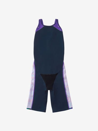 Speedo レディース 競泳水着 練習用水着 トレーニング水着 TurnS ターンズ ワーディングストライプスターンズパズルミニオープンバッグニースキン スピード オールインワン W-STRIPES T-MO KNE STW12607