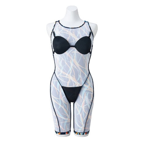 【MIZUNO（ミズノ）】レディース フィットネス水着  Stroke ONE（ストロークワン）TERAKAWA AYA COLLECTION 寺川綾さん監修 アクアフィットネス用 オールインワン N2JGC809