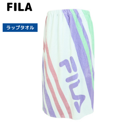 水泳 タオル ロゴ巻きタオル 80cm 123-406 FILA(フィラ)