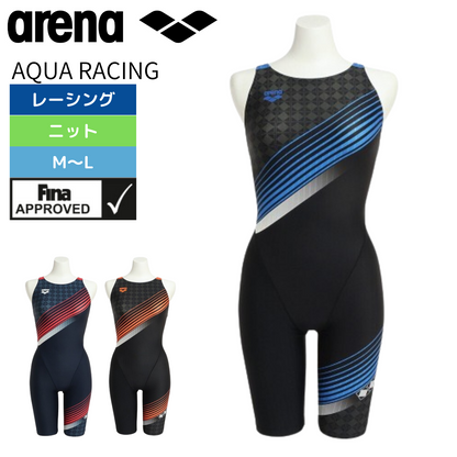 AQUA RACING セイフリーバックスパッツ FINA承認 【arena(アリーナ)-水着 ARN-3060W】