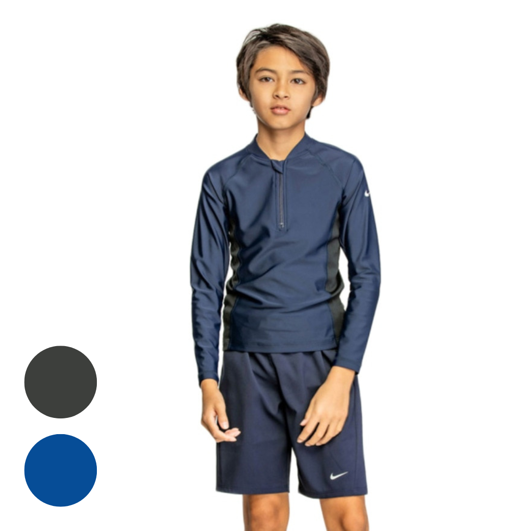 スクール水着 ユニセックス【NIKE(ナイキ) 1991093】ジュニアロングスリーブセットアップ