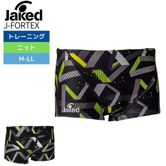 【Jaked（ジャケッド）】メンズ 競泳水着 トレーニング水着 練習用水着  J-FORTEX (ジェイ・フォルテックス） ショートスパッツ 820771
