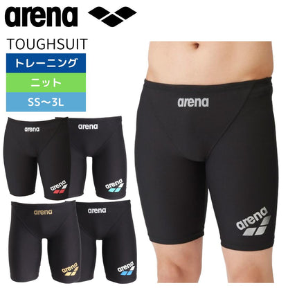 【arena（アリーナ）】メンズ 競泳水着 トレーニング水着 練習用水着 TOUGHSUIT（タフスーツ）ボックス SAR4105