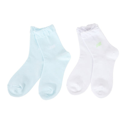 【NEW BALANCE (ニューバランス)】ガールズ ロゴソックス 2足組 LAS45711AS2