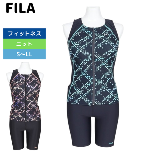 フィットネス　ドット柄ＺＩＰセパレート 【FILA(フィラ) 344604】