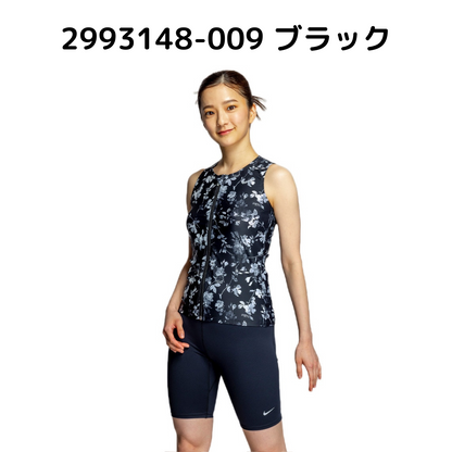 NIKE ナイキ】レディース フィットネス水着 2993148 総柄ジップ付き