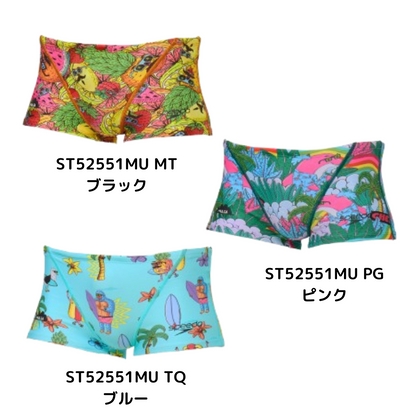 【Speedo（スピード）】メンズ 競泳水着 トレーニング水着 練習用水着 Truns（ターンズ）MULGA THE ARTIST（モルガ）ショートボックス    2025年秋冬 ST52551MU
