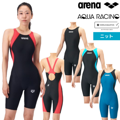 ★セール価格 1/31 23:59まで★【arena （アリーナ）】 レディース 競泳用 レーシング水着 AQUA RACING（アクアレーシング） ワンピーススパッツ  FINA承認 WA承認 AS6SRC50L