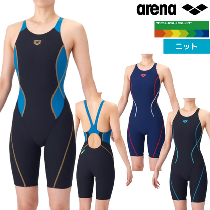 【arena（アリーナ）】レディース 競泳用 TOUGHSUIT（タフスーツ）ワンピーススパッツ AS6SWM02L