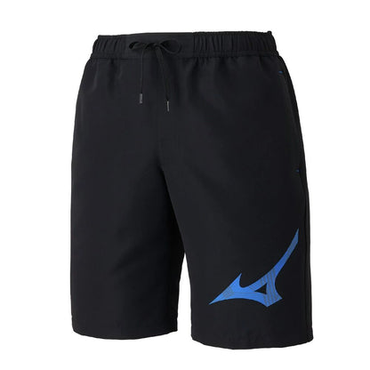 ミズノ フィットネス水着 メンズ 水泳 アクアフィットネス用ウォーターショーツ インナー付 黒×青 M-3Lサイズ N2JBD10792