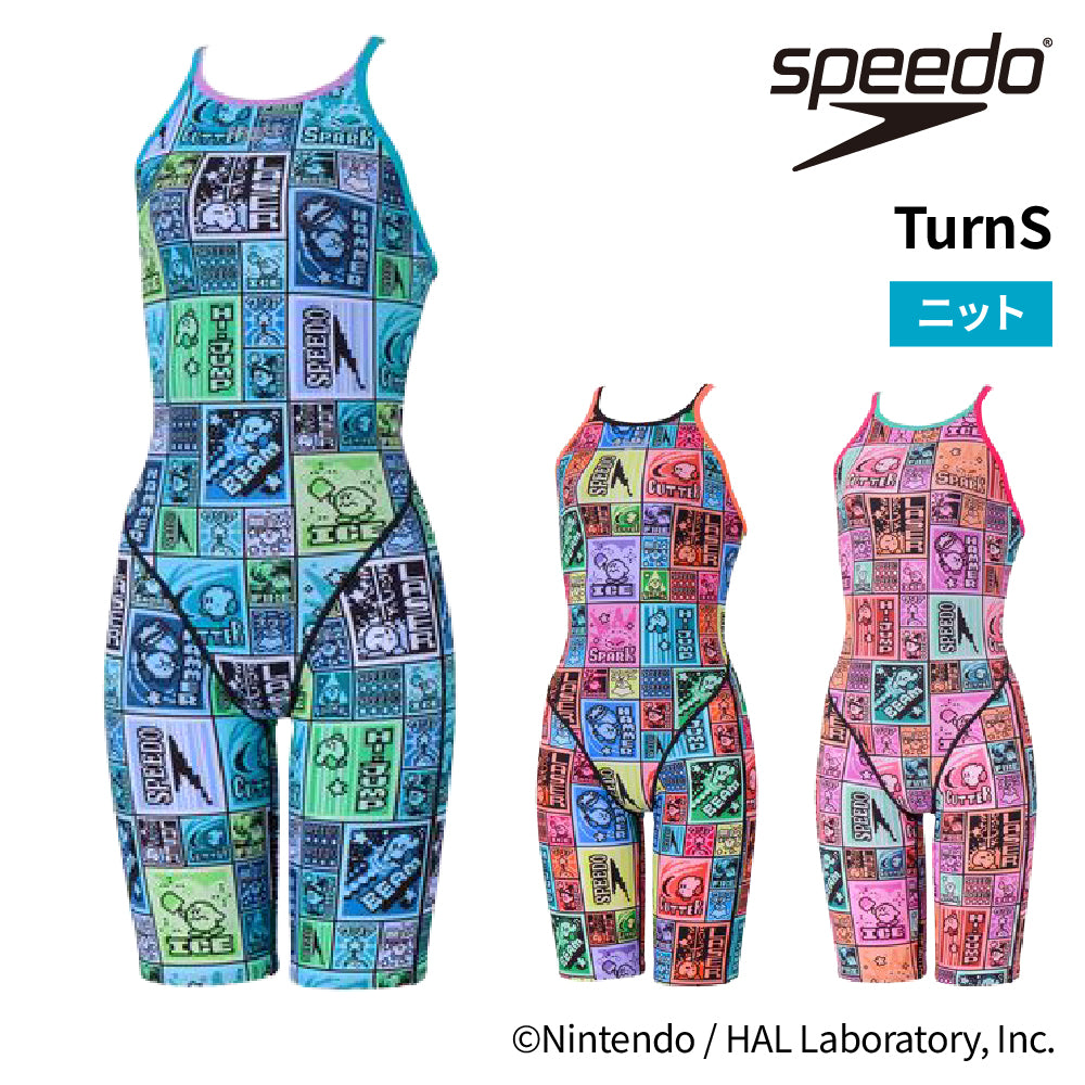 Speedo 競泳水着 練習用 レディース Kirby 　TurnS ターンズ トレーニング水着 足あり STW1260