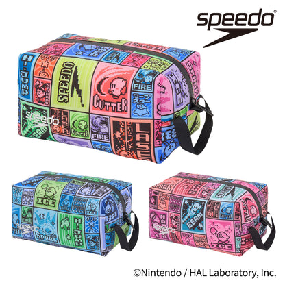 水泳ポーチ カービィ ドットブロック ウォータープルーフ Mサイズ スイムバッグ Speedo SE22609
