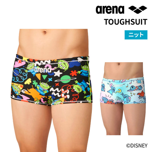 【arena（アリーナ）】メンズ 競泳水着  練習用 トレーニング水着 TOUGHSUIT  タフスーツ ディズニー Disney AS6FWM55M