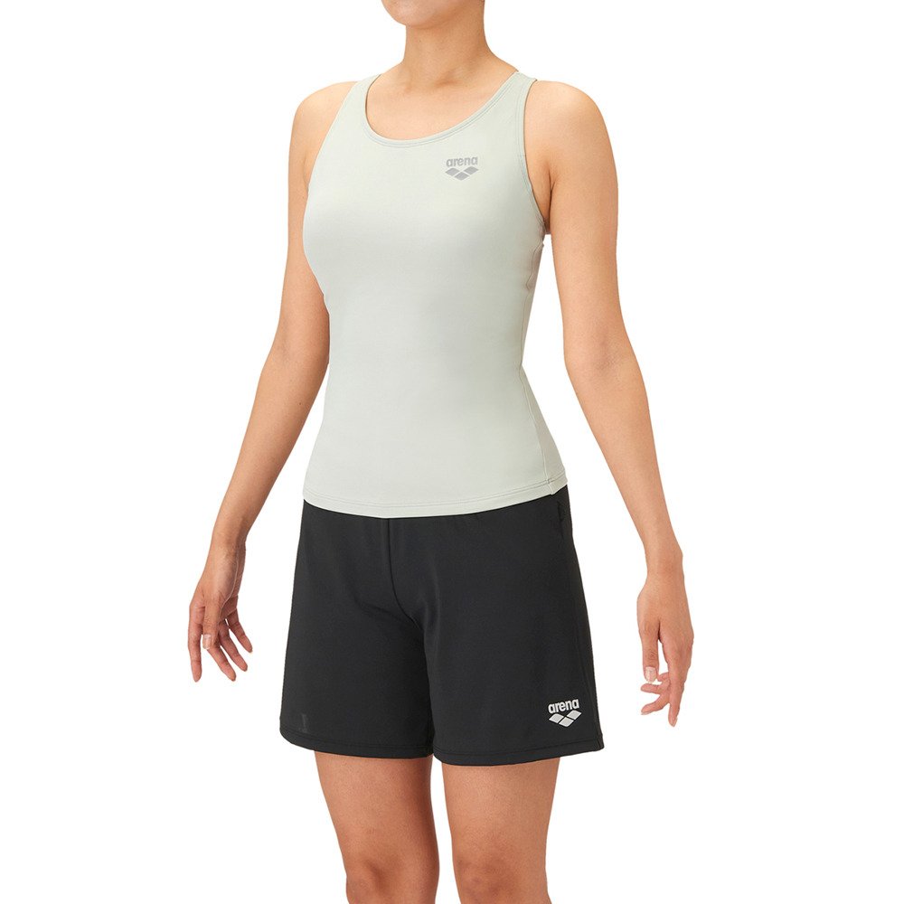 【arena（アリーナ）】レディース 水着 水泳 フィットネスセパレート Yバック ミドルレッグ Tシャツ 3点セット S-LLサイズ AS6FWF64L