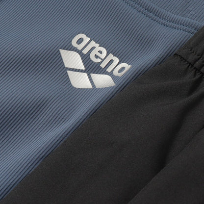 【arena（アリーナ）】レディース フィットネス水着 水泳 フィットネスセパレーツ 上下セット S-LLサイズ AS6SWF50L 半袖 水着