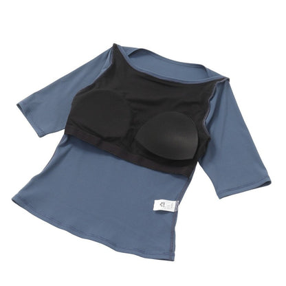 【arena（アリーナ）】レディース フィットネス水着 水泳 フィットネスセパレーツ 上下セット S-LLサイズ AS6SWF50L 半袖 水着