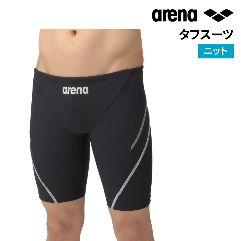 【arena(アリーナ)】 競泳水着 練習用 トレーニング水着 TOUGHSUIT タフスーツ ジュニア 男子ボーイズ  ハーフレッグ AS5SWM00B