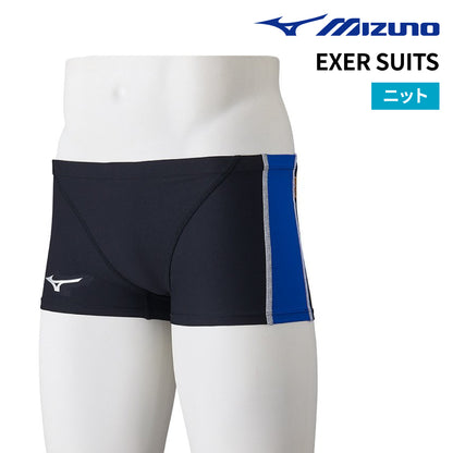 【MIZUNO（ミズノ）】メンズ ミズノ MIZUNO 競泳水着 練習用 トレーニング水着 EXER SUITS エクサースーツ メンズ  ショートスパッツ N2MBB060
