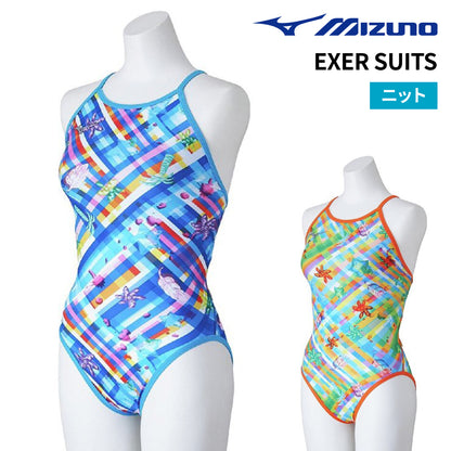 【MIZUNO（ミズノ）】レディース ミズノ MIZUNO 競泳水着 練習用 トレーニング水着 EXER SUITS エクサースーツ レディース  Ri Collection  ワンピース N2MAC265