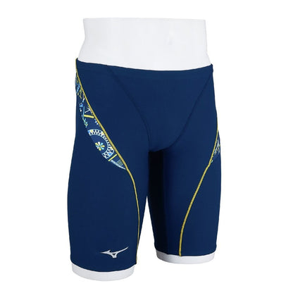 【MIZUNO（ミズノ）】ジュニア ミズノ MIZUNO 競泳水着 練習用 トレーニング水着 EXER SUITS エクサースーツ ジュニア 男子ボーイズ  ハーフスパッツ N2MBC988