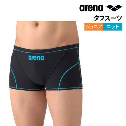 【arena（アリーナ）】ジュニア アリーナ arena 競泳水着 練習用 トレーニング水着 TOUGHSUIT タフスーツ ジュニア 男子ボーイズ  ショートレッグ AS6SWM04B